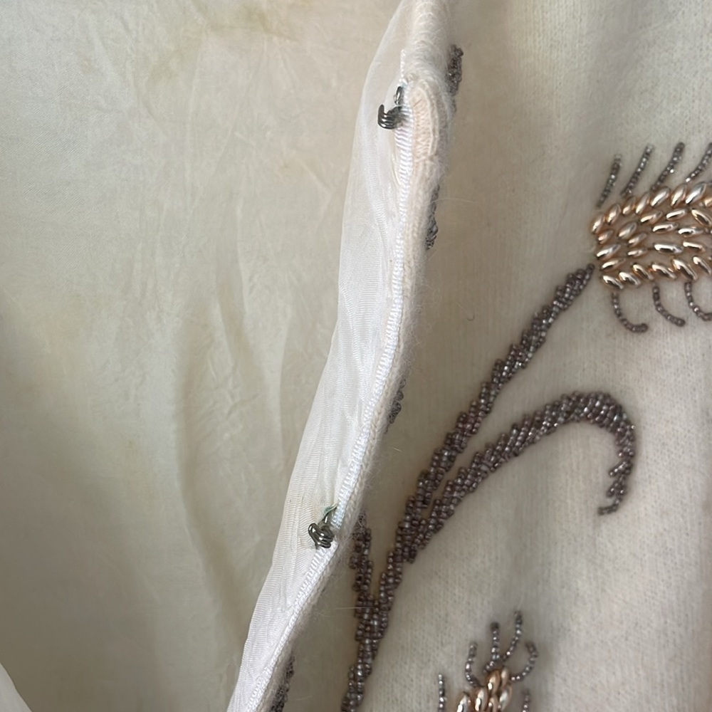 Vintage Crown Pacific beaded sweater - Picture 6 of 11